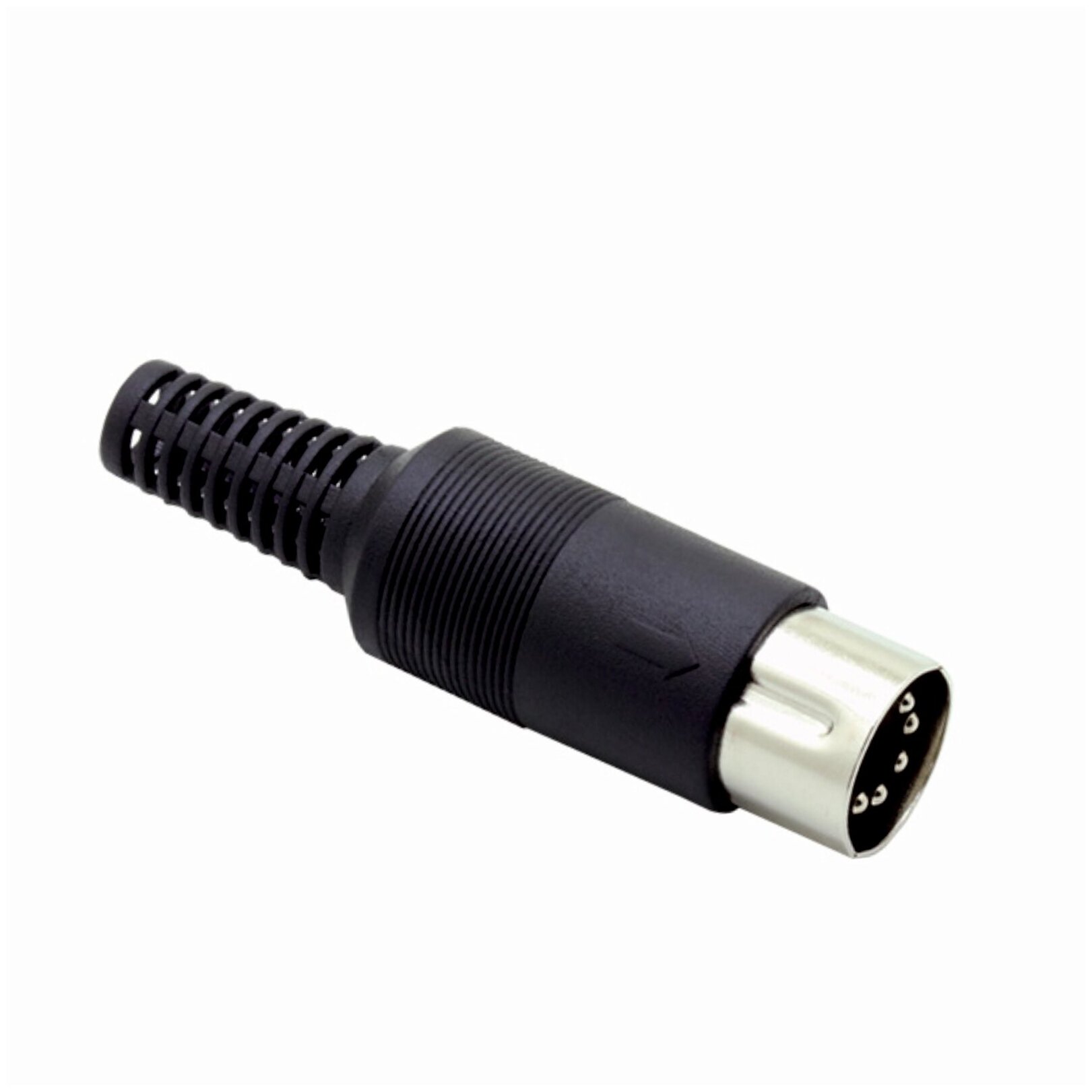 Разъем штекер DIN 5 pin (папа) на кабель, пластик