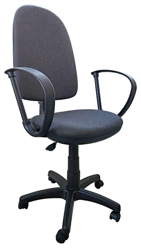 Компьютерное кресло Престиж для оператора, обивка: текстиль, цвет: черный/серый