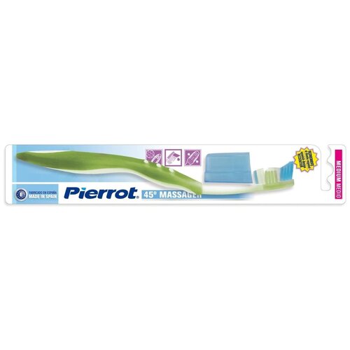 Зубная щетка Pierrot Massager Medium прибор для чистки и массажа лица eleeels r6 eye care massager