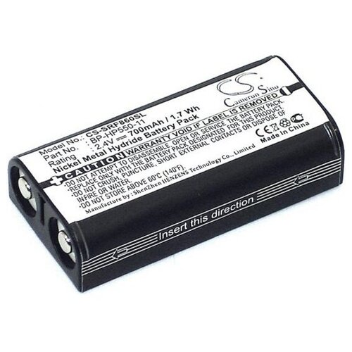 Аккумуляторная батарея Cameron Sino CameronSino CS-SRF860SL для Sony BP-HP550-11 2.4V 700mAh 1.68Wh cameron sino bat01601036m аккумуляторная батарея усиленная черный 1 шт