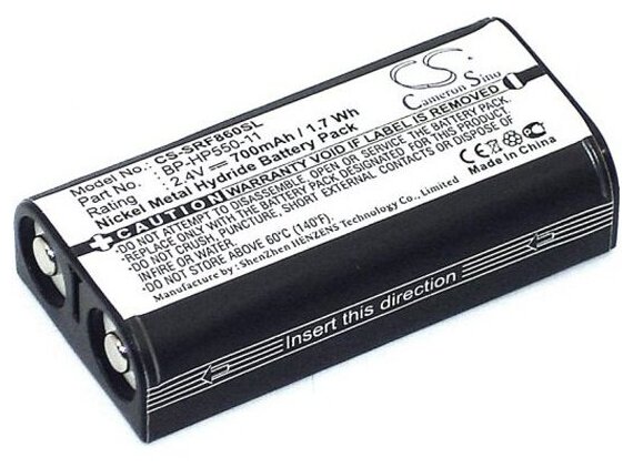 Аккумуляторная батарея Cameron Sino CameronSino CS-SRF860SL для Sony BP-HP550-11 2.4V 700mAh 1.68Wh