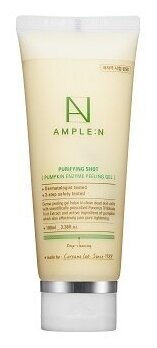 AMPLE: N, purifying shot pumpkin enzyme peeling gel, пилинг – гель с энзимами тыквы, 100 мл