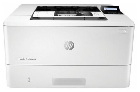 Принтер лазерный HP LaserJet Pro M404dw А4, 38 стр./мин, 80000 стр./мес, дуплекс, Wi-Fi, сетевая карта, W1A56A