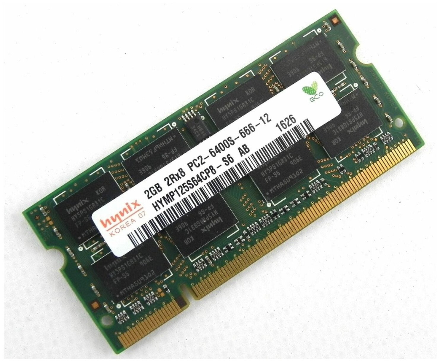 Оперативная память 2 ГБ 1  Hynix DDR2 800 SO-DIMM 2Gb