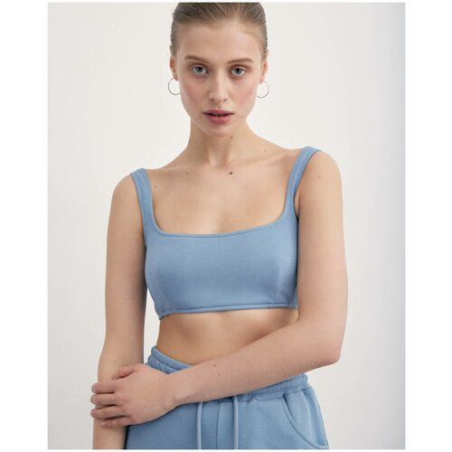 фото Кроп-топ из футера (l) i am studio