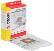 Мешки-пылесборники Ozone M-55 синтетические 5 шт + микрофильтр для GOLDSTAR, PHILIPS