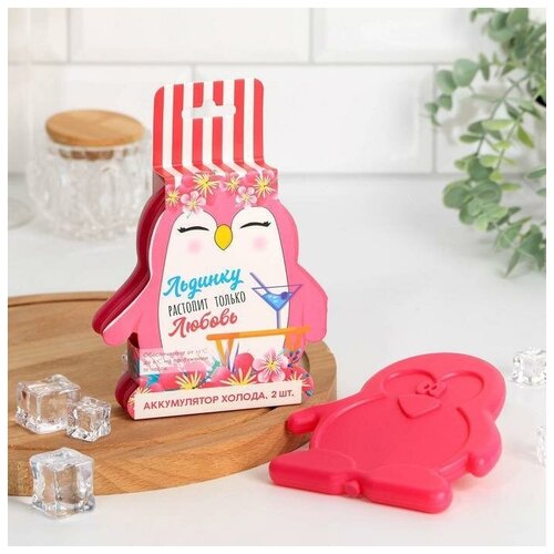 фото Аккумулятор холода "любовь", 13х12х1 см 2 шт. ооо пк кит