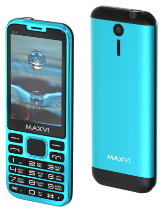 Мобильный телефон Maxvi X10 Aqua Blue