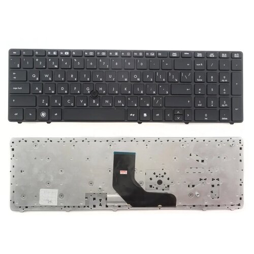 Клавиатура для ноутбука HP 55011NM00-035-G черная со стиком 166000₽
