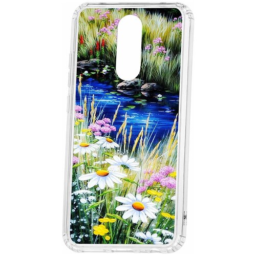 фото Чехол на xiaomi redmi 8 kruche print ромашки у ручья / чехол для xiaomi / чехол с рисунком / чехол с принтом / чехол для ксяоми / чехол для хаоми / бампер на сяоми / чехол накладка для ксяоми / противоударная накладка для xiaomi redmi mi / защита для redmi / защита на mi / cиликоновый чехол для xiaomi redmi / пластиковый чехол на ксиаоми / защитный чехол для хаоми / чехольчик / защита телефона / ударопрочный чехол кruче