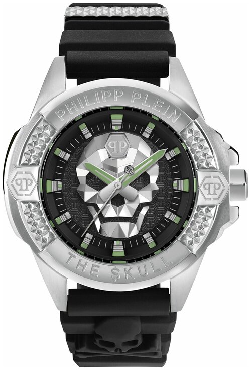 Наручные часы PHILIPP PLEIN The Skull, черный, серебряный