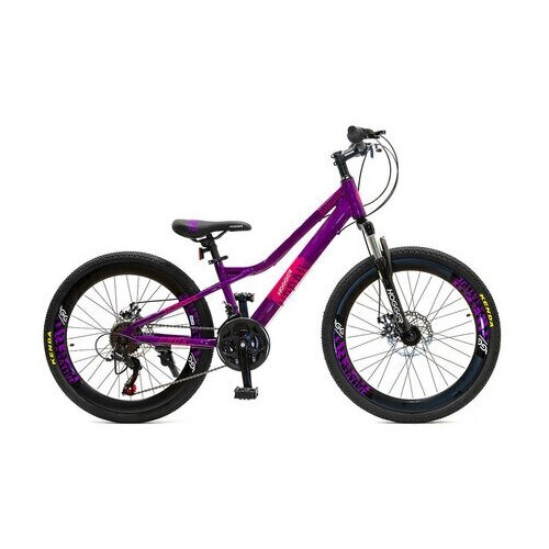 Велосипед HOGGER URBAN 24 Дисковый тормоз 7-ск пурпурный 2051300₽