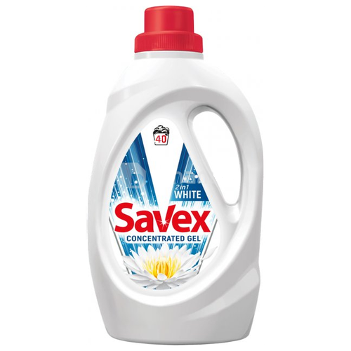 Гель для стирки Savex WHITE 2 в 1 (2,2л) Болгария