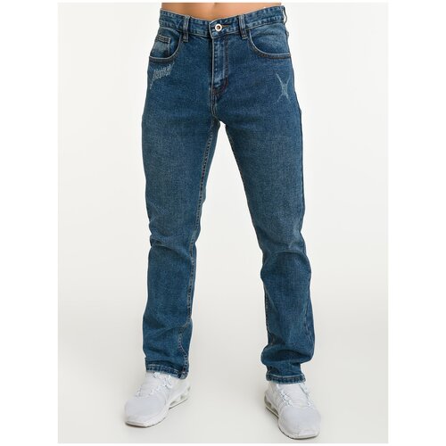 Джинсы мужские,AMERICANO DENIM WEAR прямые, классические, бананы, больших размеров, широкие, свободные, брюки джинсовые. синего цвета
