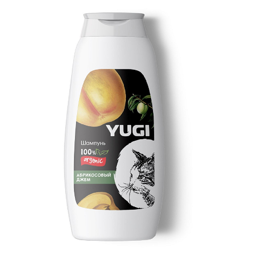 Шампунь YUGI для кошек и котят абрикосовый джем 250мл