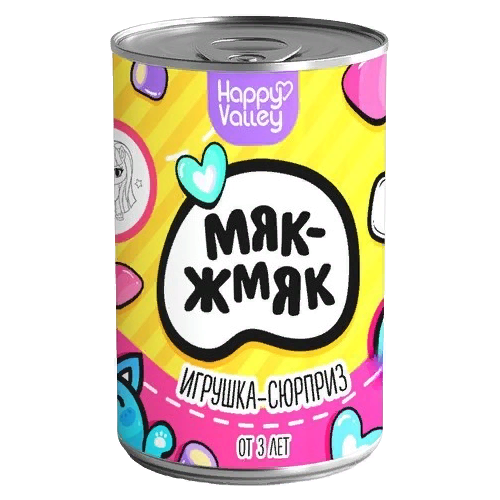 Happy Valley Мялка-сюрприз «Мяк-жмяк», микс