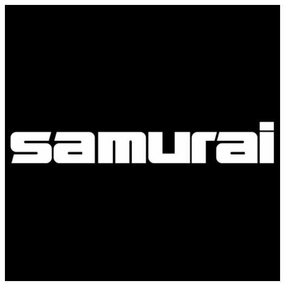 Наклейки автомобильная наклейки для авто Самурай - 60 см