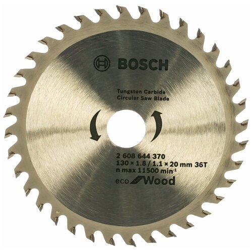 Пильный диск ECO WOOD (130x20 мм; 36T) Bosch 2.608.644.370
