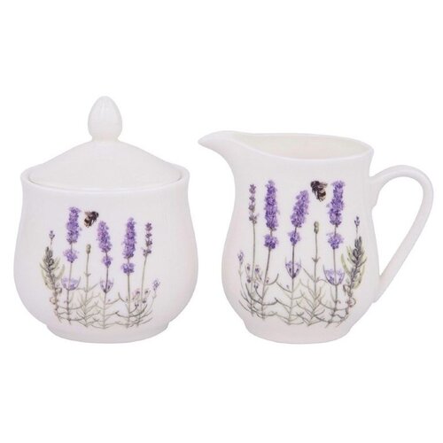 Ashdene Набор сахарница и молочник I Love Lavender