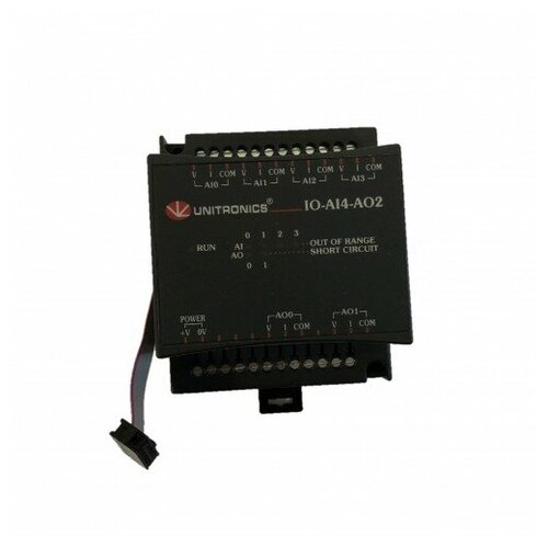 IO-AI4-AO2 Аналоговый модуль 4AI, 2AO Unitronics fmr 3030 10 4 модуль расширения 24в 24ro 5a 2rs485 segnetics