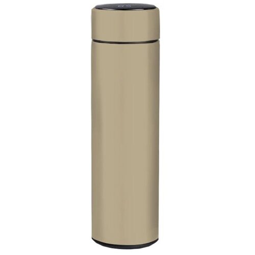 Термобутылка Wilker WILK-DK049 золотистый 450 мл с дисплеем датчика температуры