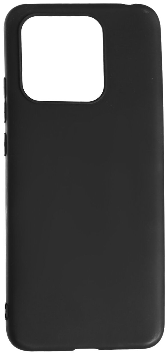 Чехол защитный TPU LuxCase для Xiaomi Redmi 10C, Чёрный, 1,1 мм - фото №1