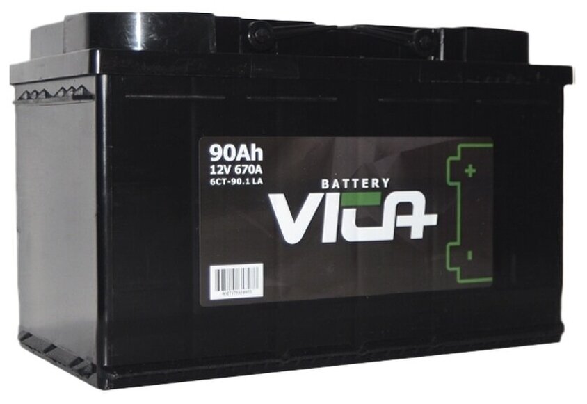 Автомобильный аккумулятор 90 Ач Vita п/п (670А д*ш*в 32,6*17,5*20,8 см)