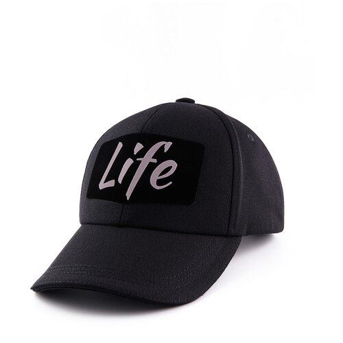 фото Женская бейсболка кепка "life". черная. grafsi