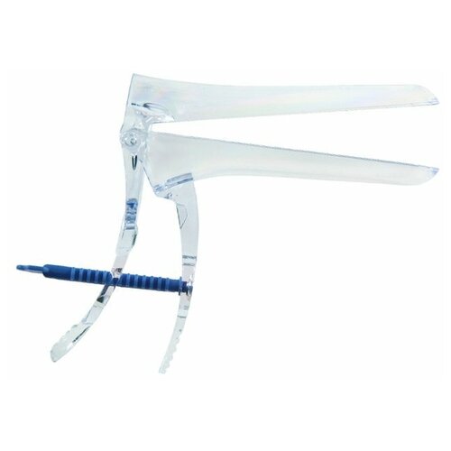 Зеркало гинекологическое полимерное по Куско 2 M прозрачное с центральным поворотным фиксатором одноразового использования стерильное 110 шт 3130₽