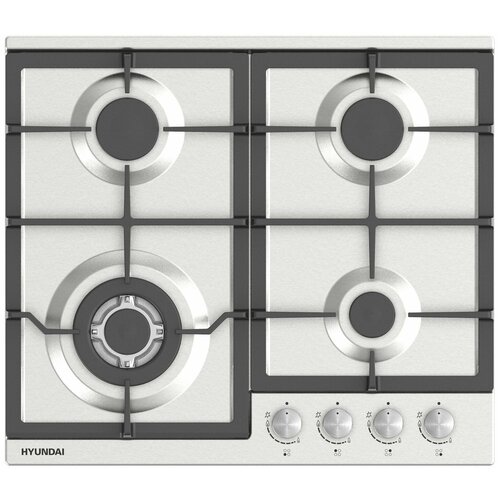 Встраиваемая газовая варочная панель Hyundai HHG 6436 IX 1209200₽