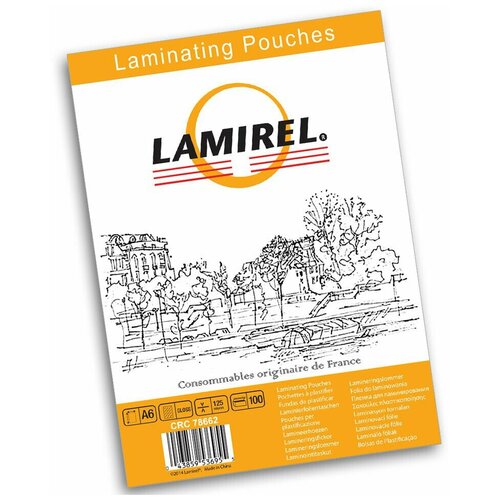 Плёнка для ламинирования Fellowes Lamirel (LA-78662) плёнка для ламинирования fellowes lamirel la 7865701