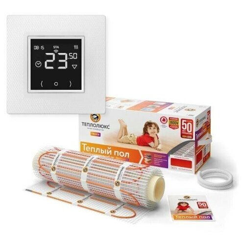 Нагревательный мат Теплолюкс Tropix МНН-720-45 160Втм 720Вт с терморегулятором EcoSmart 25 25 м2 500х50 см 13545₽