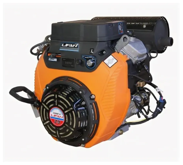 Двигатель LIFAN 29 л. с 2V80FD-A (бенз эл+ручн. ст-р)+полн. компл+катушка 240Вт; S-вал(прямой 25мм)