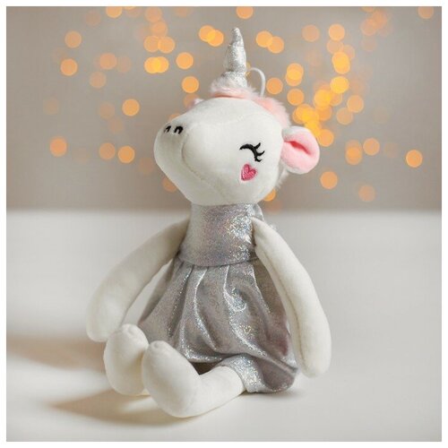 Мягкая игрушка «Единорог в платье», цвета микс мягкая игрушка единорог в платье цвета микс