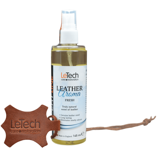 Ароматизатор спрей в машину LeTech с запахом натуральной кожи (Leather Aroma Fresh), 145 мл