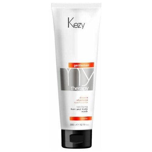 Гель KEZY Gentelman Tonifying Hair And Body Wash , 300 мл гель для душа l erboristica гель для душа парфюмированный тонизирующий с экстрактом зеленого чая