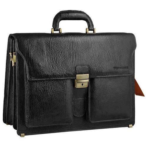 Мужской кожаный портфель Tony Bellucci TB-1919 черный