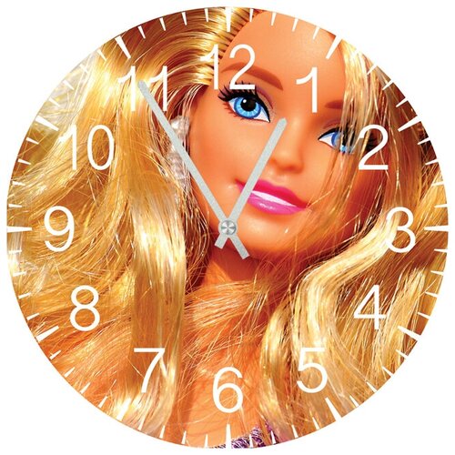 фото Svs настенные часы svs 3501137 kids кукла