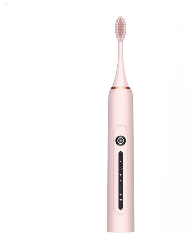 Электрическая зубная щетка Monclique X-7 цвет розовый - фотография № 2