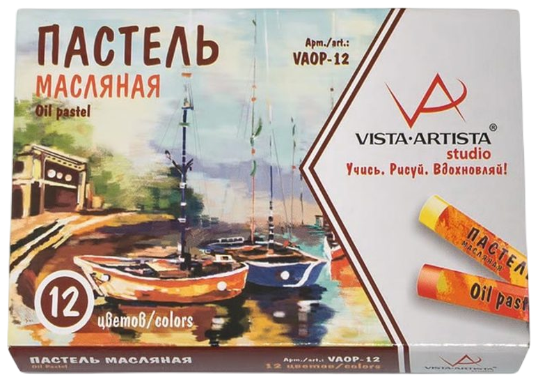 Vista-Artista Пастель масляная VAOP-12, 12 цветов