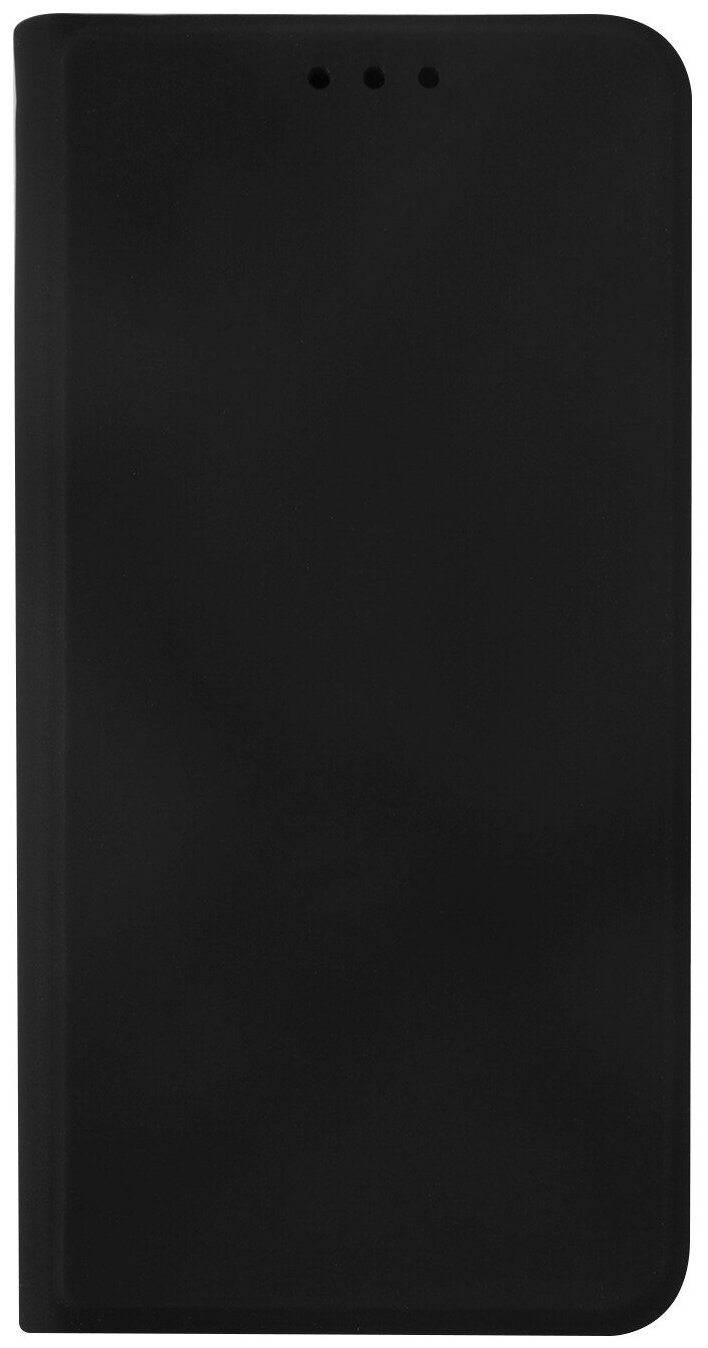 Чехол-книжка RedLine для Samsung Galaxy A01, кожа / полиуретан, черный - фото №1