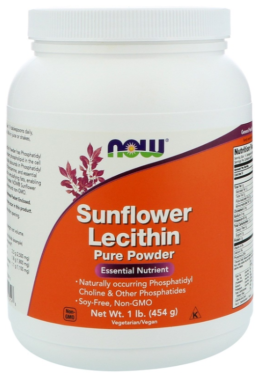 NOW Sunflower Lecithin (Лецитин из подсолнечника) 454 гр