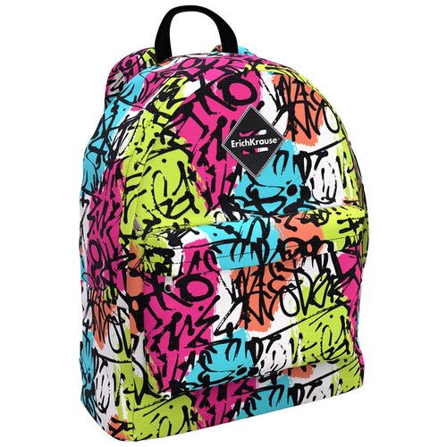 Рюкзак молод, 29*13*39, отд на молнии, н/карман, разноцветный/граффити ErichKrause 7855309 .