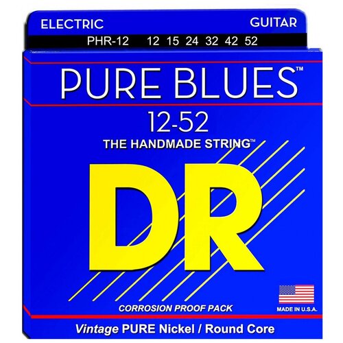 DR PHR-12 PURE BLUES Струны для электрогитары dr phr 12 струны для электрогитары