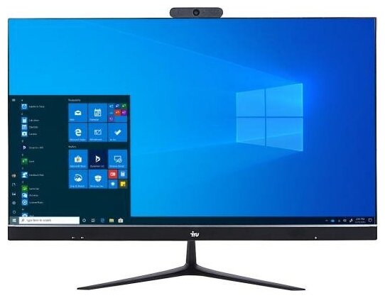 Моноблок IRU Office P2315 238 Full HD i5 10400 298GbSSD240GbUHDG 630Free DOSGbitEthWiFiBT120WCamчерный 1920x1080RUS