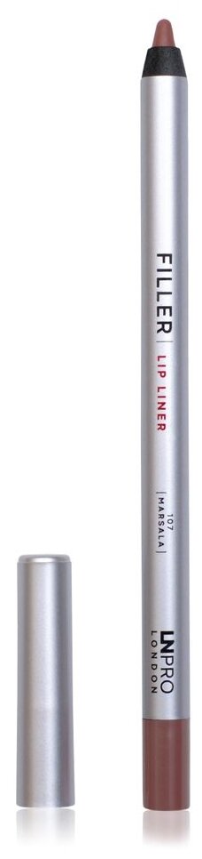 Карандаш для губ гелевый LN Professional стойкий - Filler Lip Liner - 107 Marsala