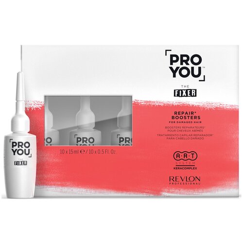 REVLON Professional ProYou Fixer Repair Boosters - Бустер восстанавливающий 10х15мл revlon professional proyou fixer спрей термозащитный смягчающий 250 мл