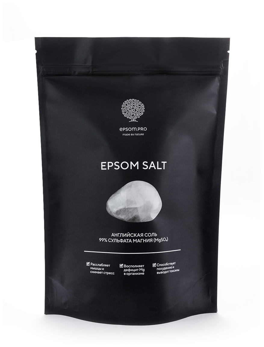 Соль для ванны Epsom.pro, Магниевая соль для ванны , премиальная английская соль, 2,5 кг "2 шт"