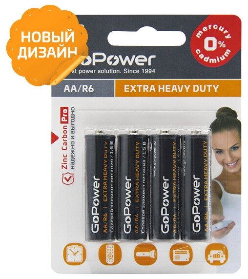 Батарейка GoPower G6/LR920/LR69/371A/171 BL10 Alkaline 1.5V