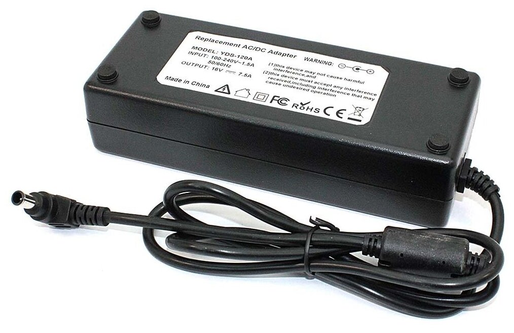 Зарядное устройство (блок питания/зарядка) для ноутбука Sony 16В, 7.5А, 6.5x4.4мм